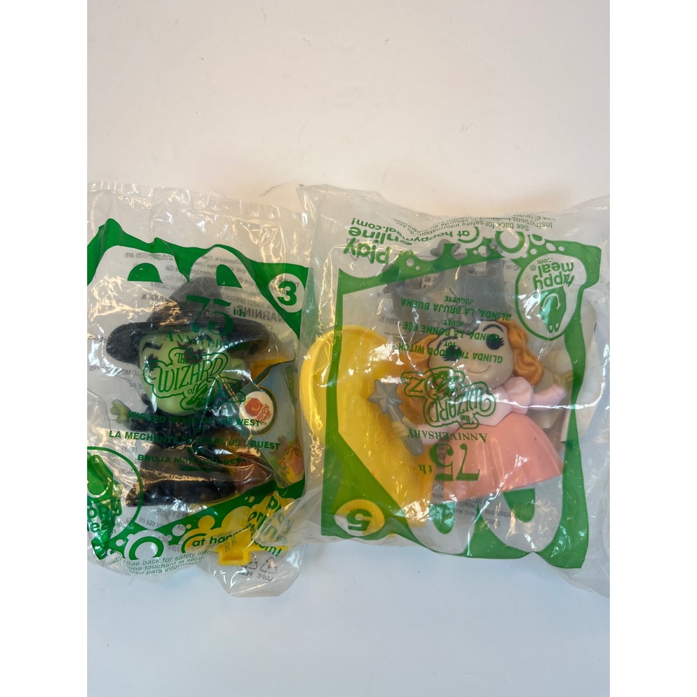 McDonalds Wizard of Oz 75th Anniversary Happy Meal Toys Wicked Witch Glinda 2013